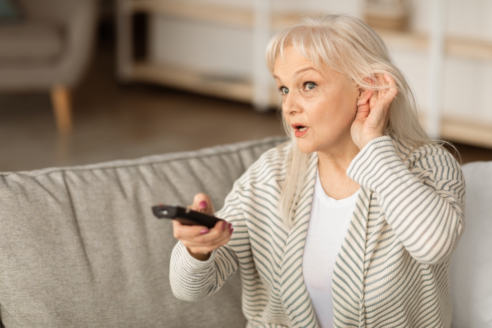 Women having trouble listening.